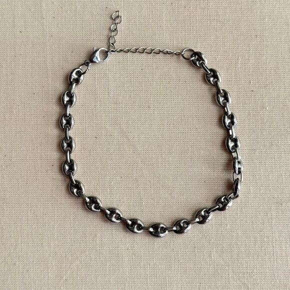 silver stainless steel mariner link bracelet - Picture 2 of 6